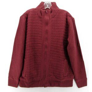 VINTAGE Haband Medium Cardigan Full Zip Pockets Comfort Quilted Lining